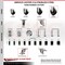 Service Caster 5 Inch 316SS Hard Rubber Wheel Swivel 1/2 Inch Threaded Stem Caster Set Brake SCC SCC-SS316TS20S514-HRS-TLB-121315-4 - alternate 2